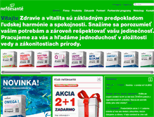 Tablet Screenshot of nefdesante.sk